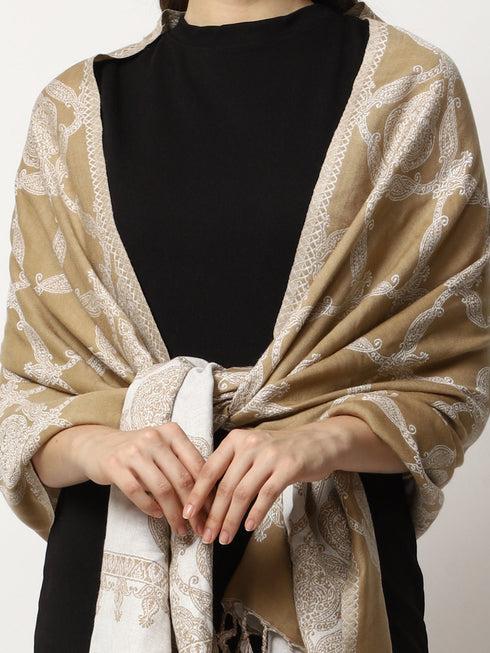 Women's Jamawar Wool Stole